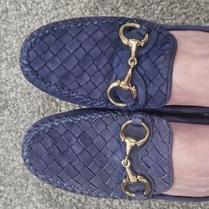 Robert Zur Blue True Glove Moccasin size 6